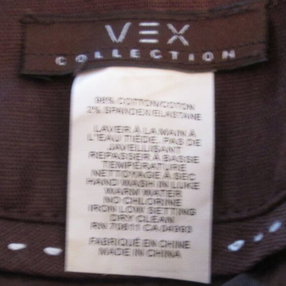 Women's Vex Collection Brown Blazer 98% cotton 2% spandex - Picture 6 of 6
